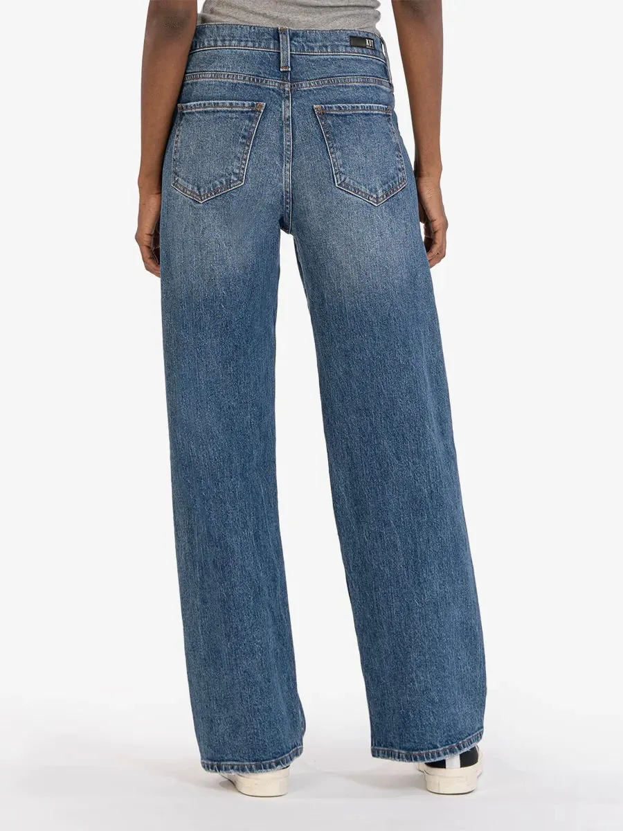 Sienna High Rise Wide Leg Jean - Negotiate Wash FINAL SALE