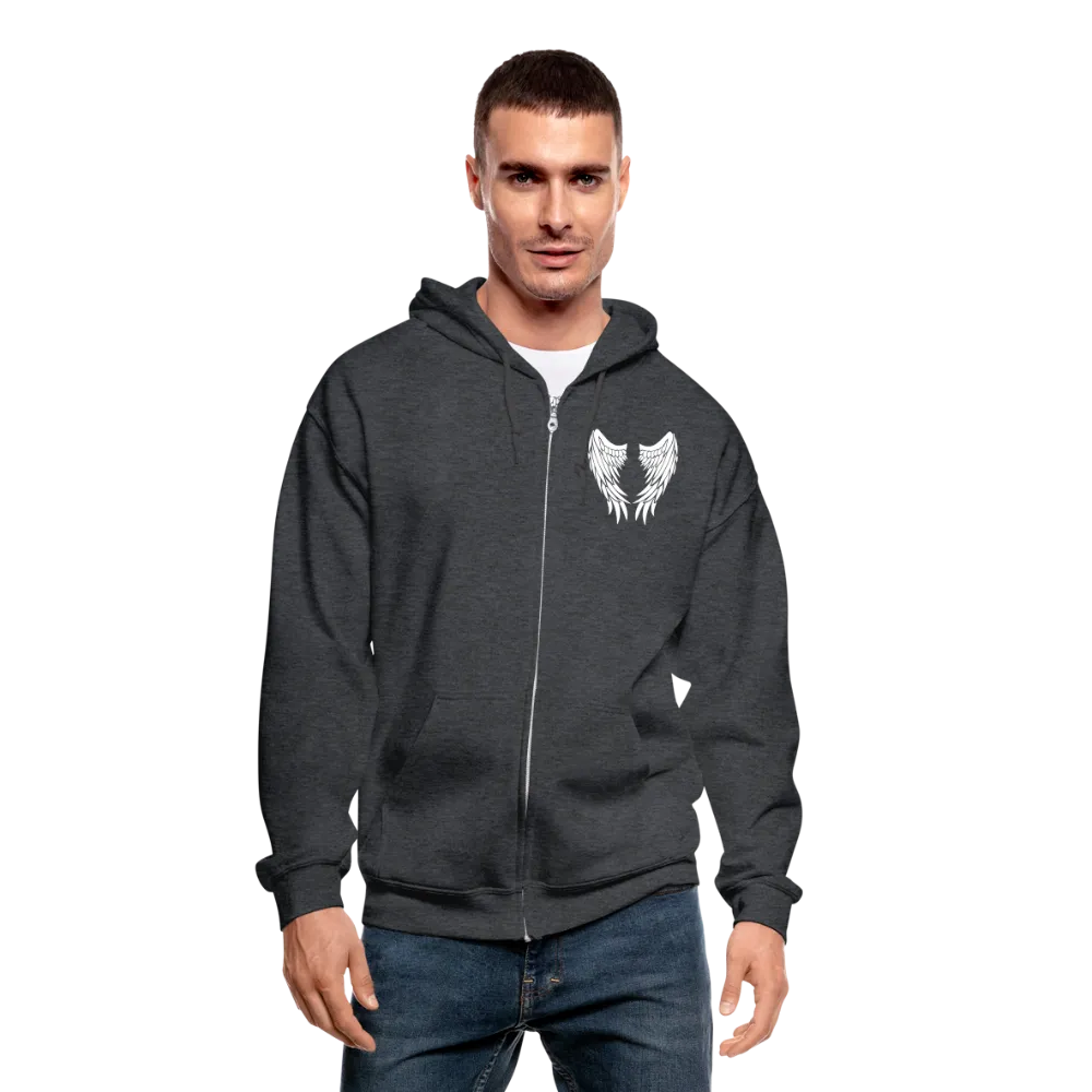 Sister Guardian Angel Gildan Heavy Blend Adult Zip Hoodie