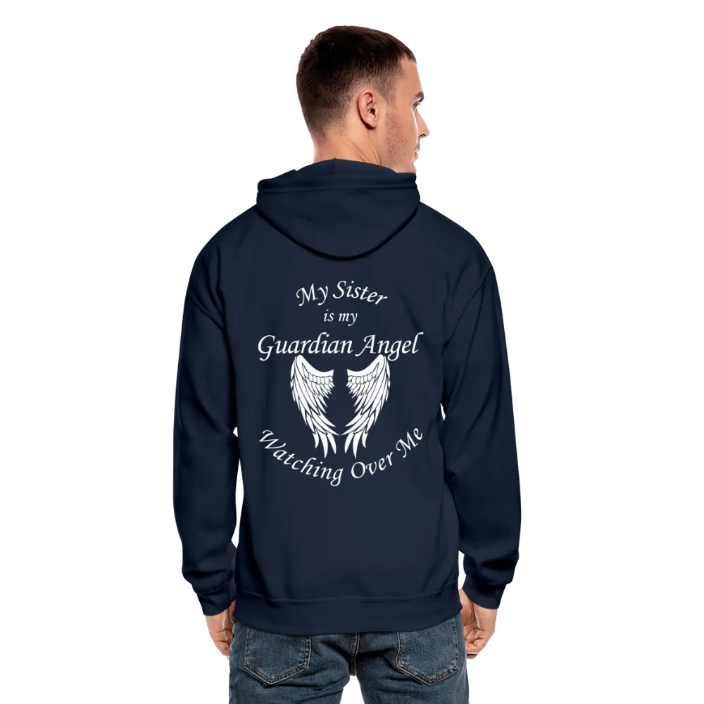 Sister Guardian Angel Gildan Heavy Blend Adult Zip Hoodie