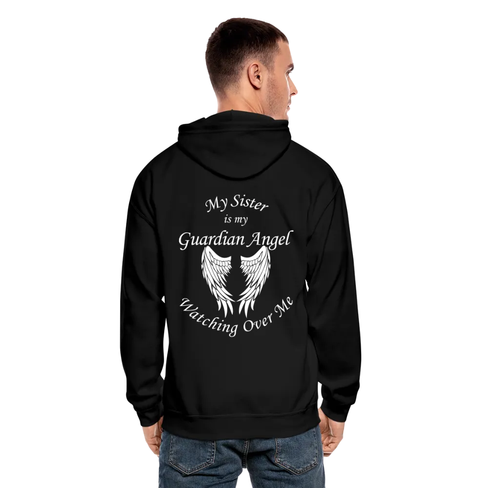 Sister Guardian Angel Gildan Heavy Blend Adult Zip Hoodie
