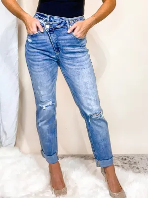 Slide Over Boyfriend Jean