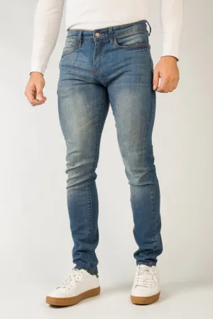 Smart Fit Faded Blue Jeans