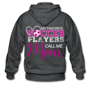 Soccer Mom Gildan Heavy Blend Adult Zip Hoodie