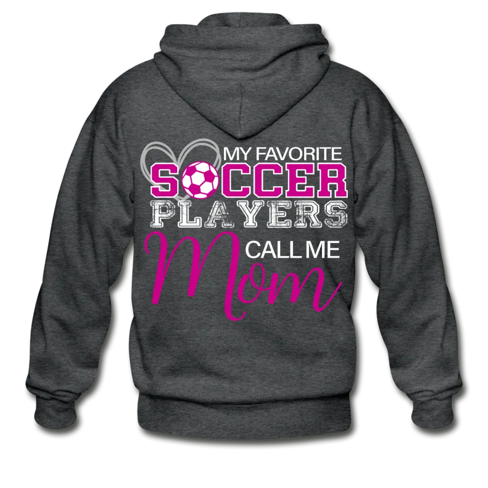 Soccer Mom Gildan Heavy Blend Adult Zip Hoodie
