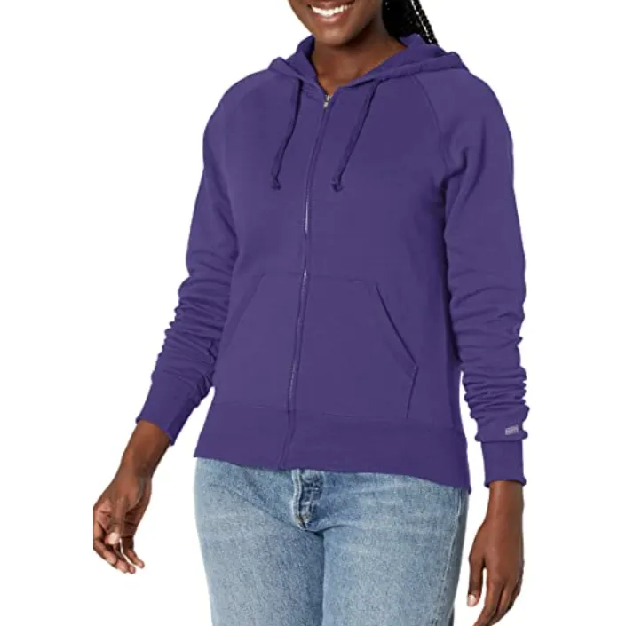 Soffe Womens Rugby Zip Hoodie