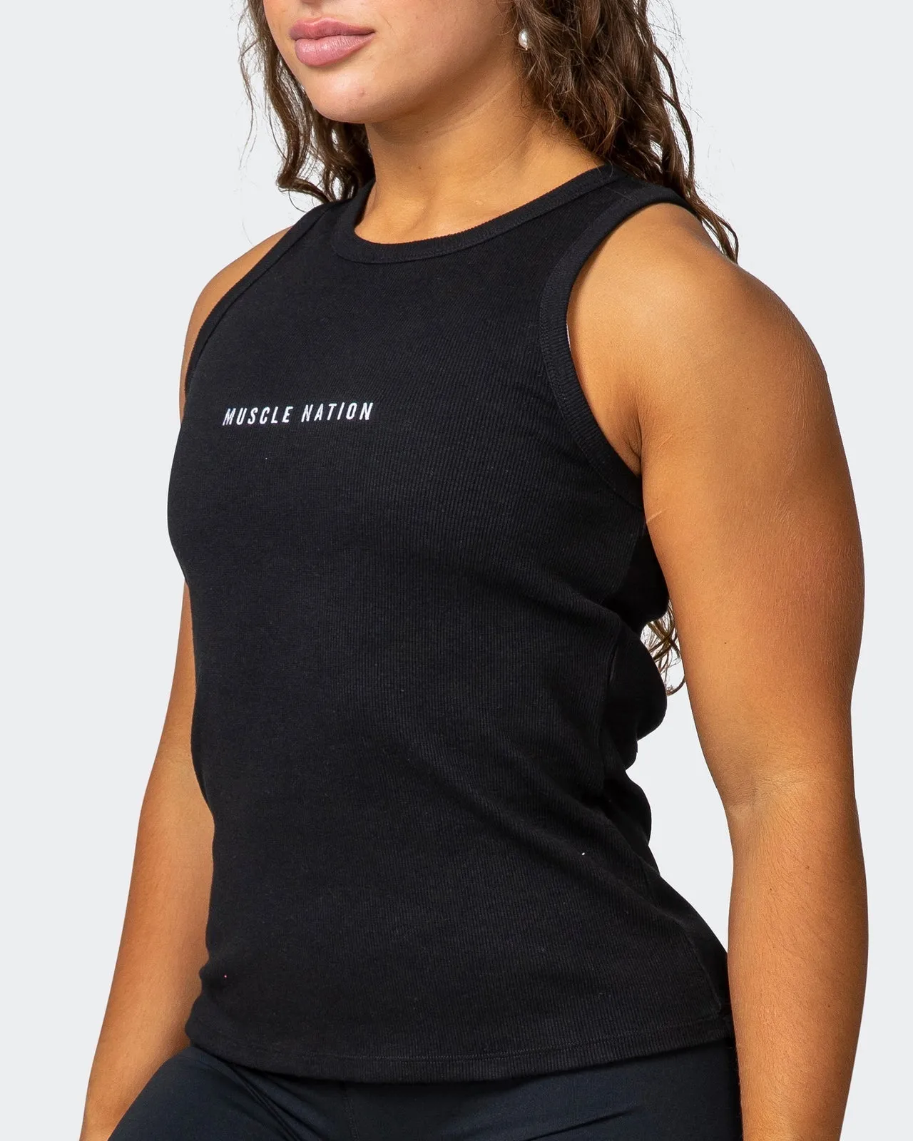 Stabilise Rib Tank - Black