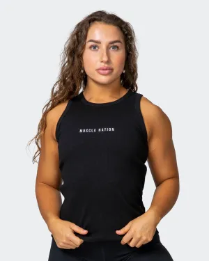 Stabilise Rib Tank - Black