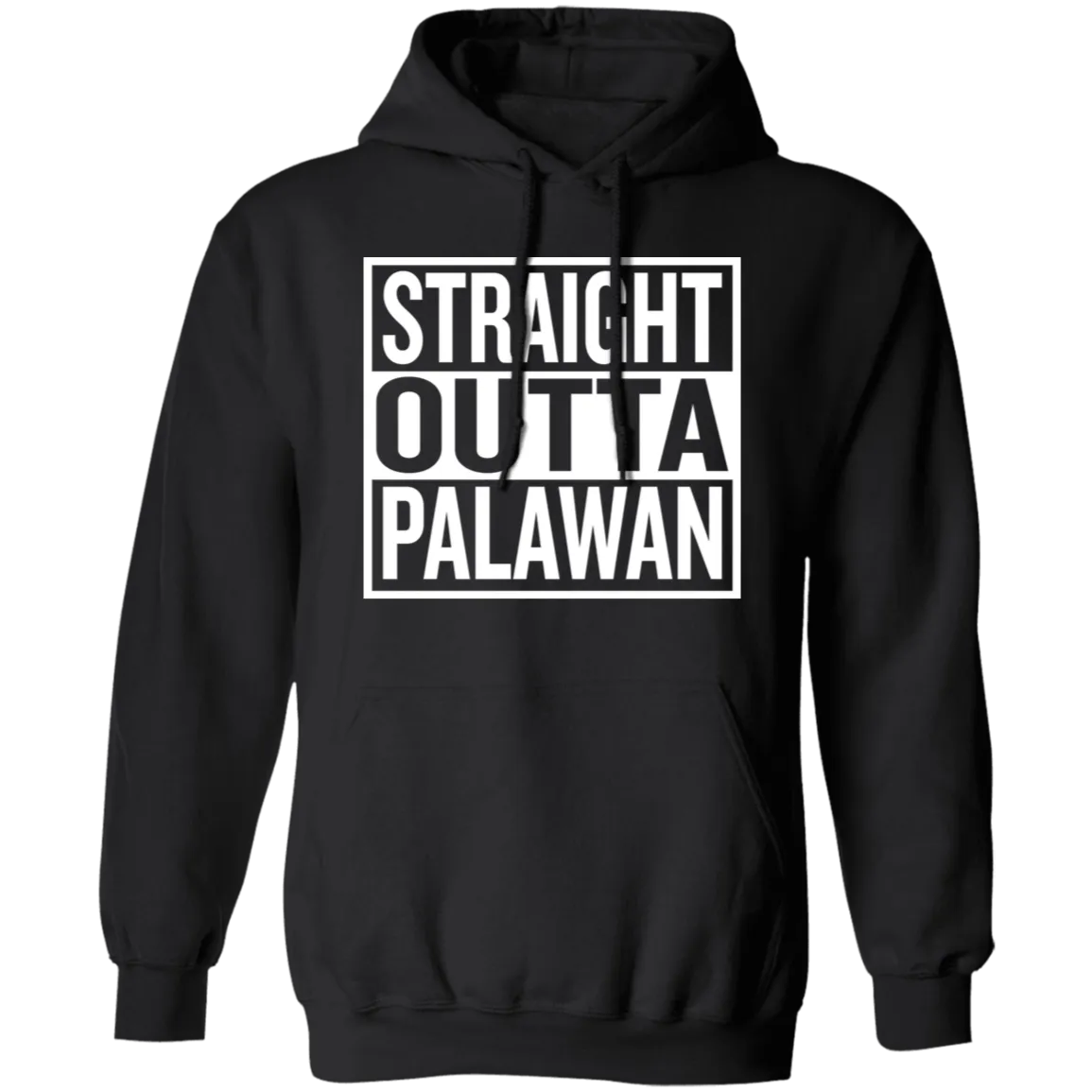 Straight Outta Palawan Unisex Pullover Hoodie