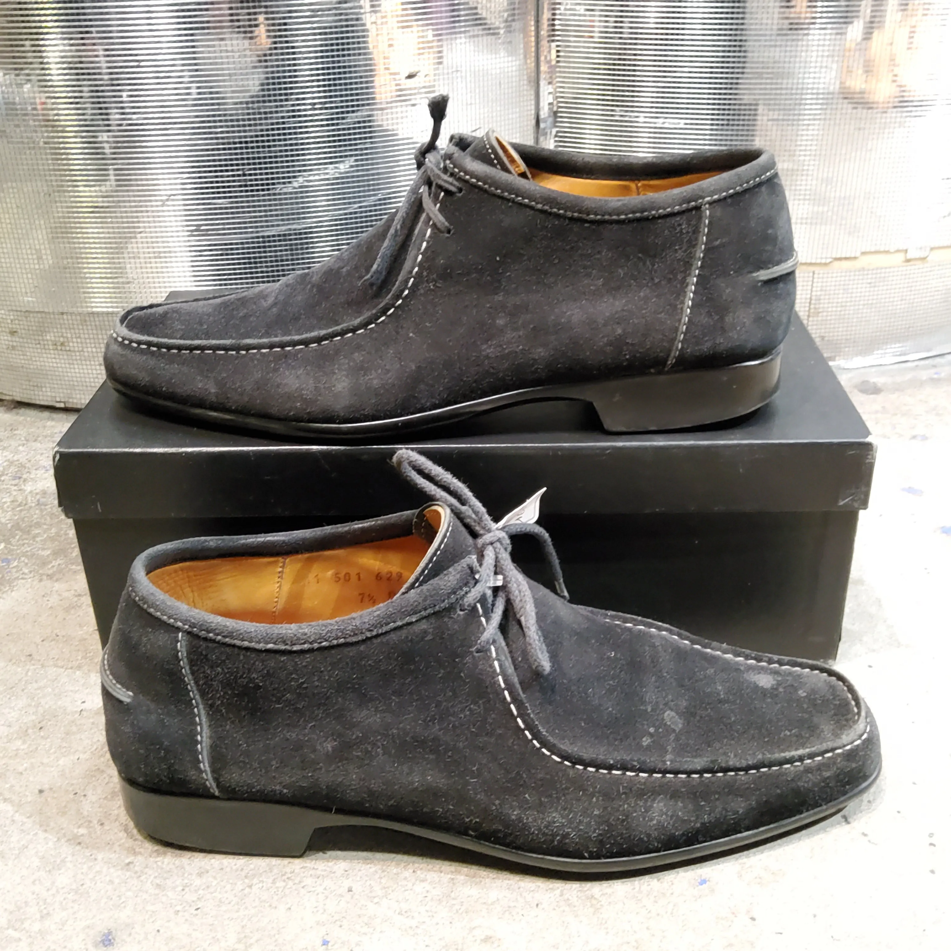Suede Derby Shoes