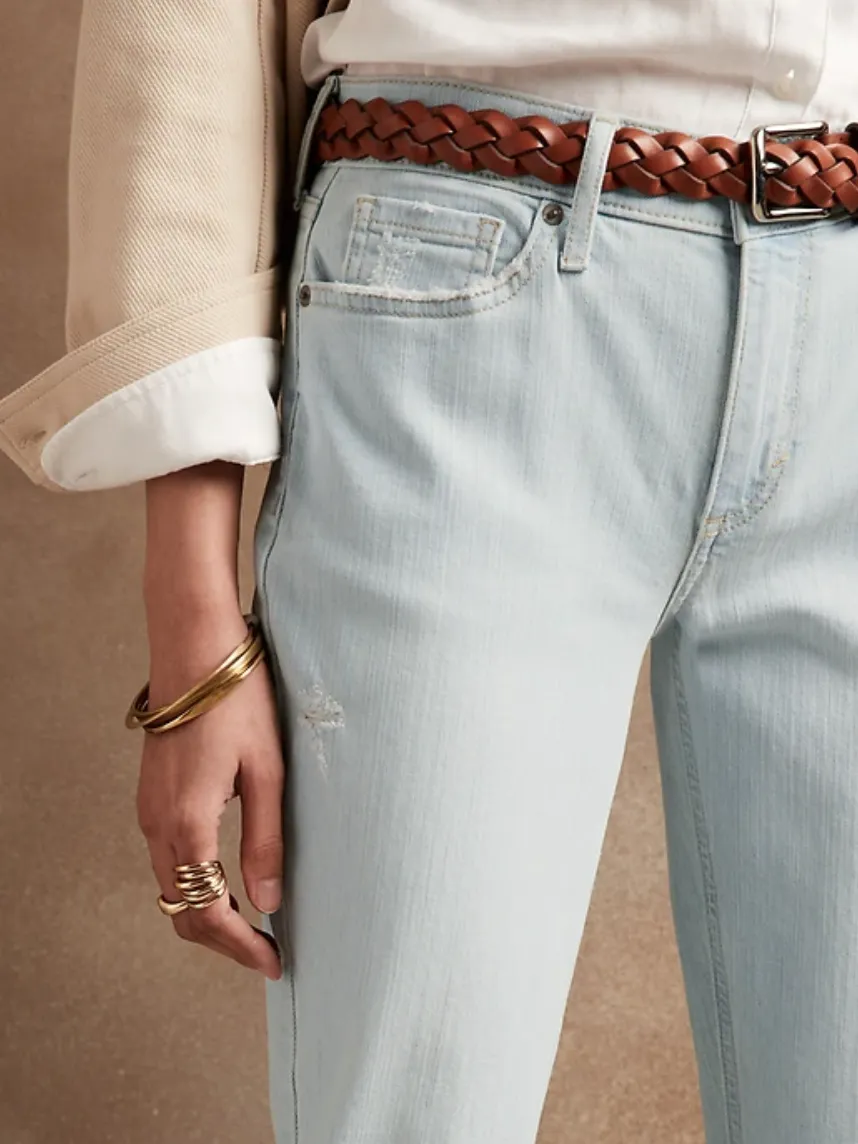 Sun Faded Girlfriend Jean