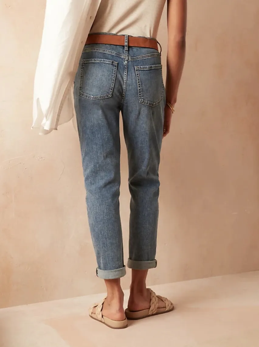 Sun Faded Girlfriend Jean
