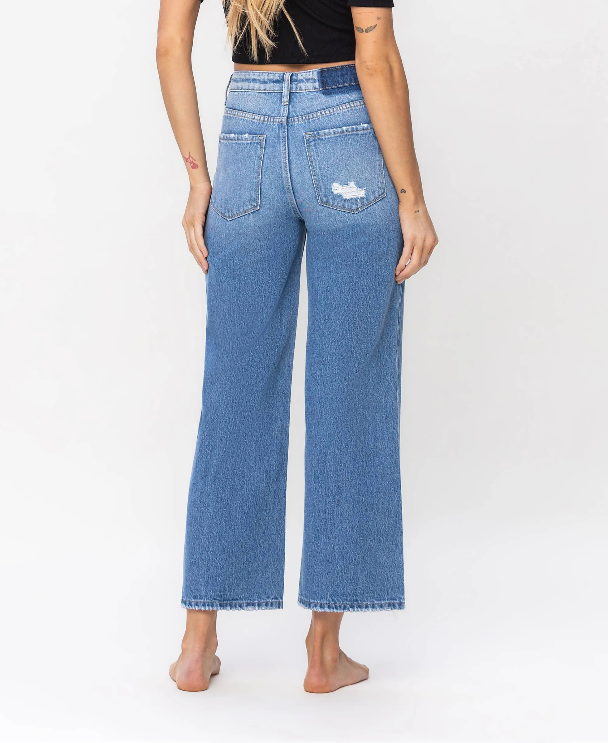 Super High Rise Wide Vervet Jeans
