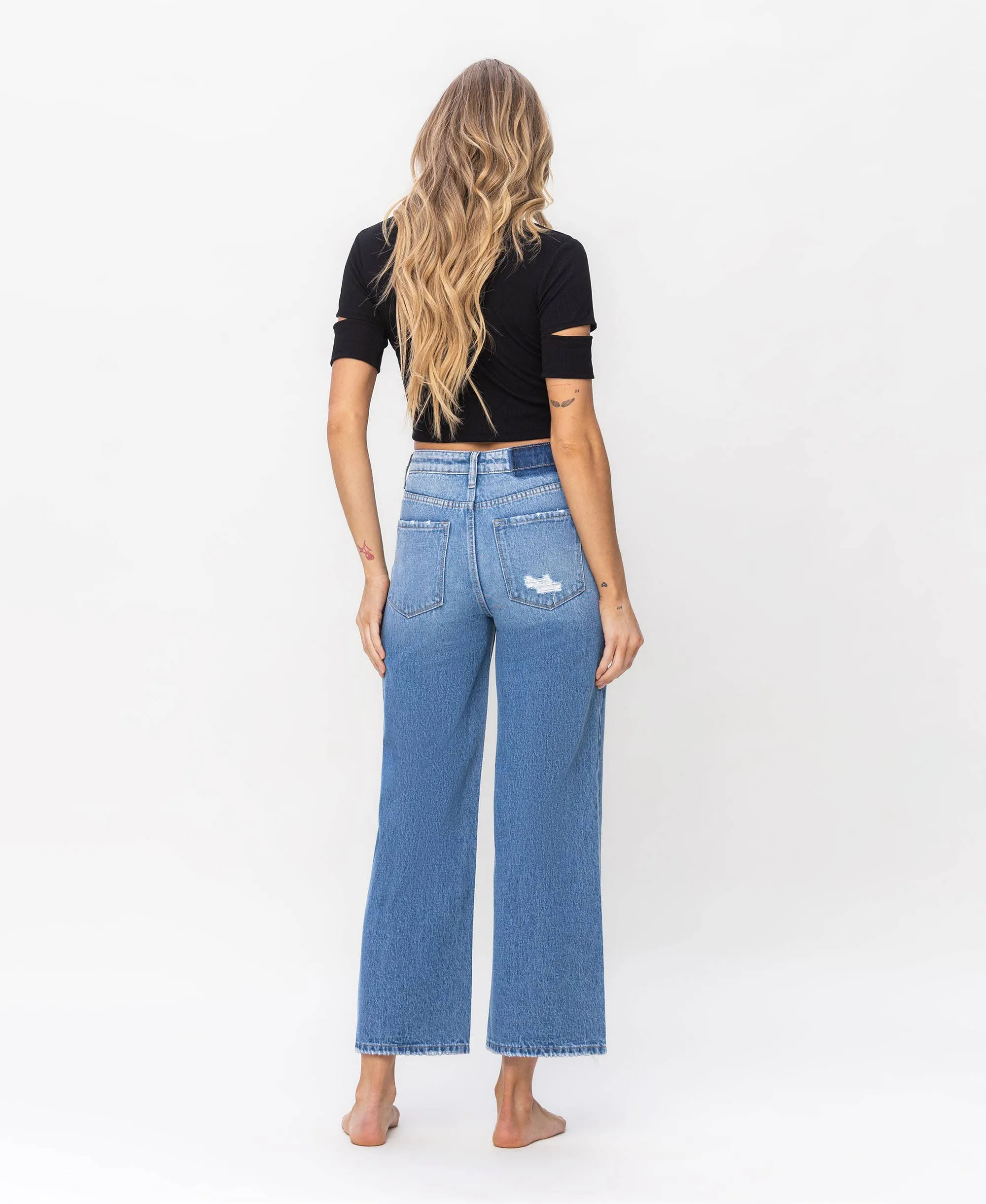 Super High Rise Wide Vervet Jeans