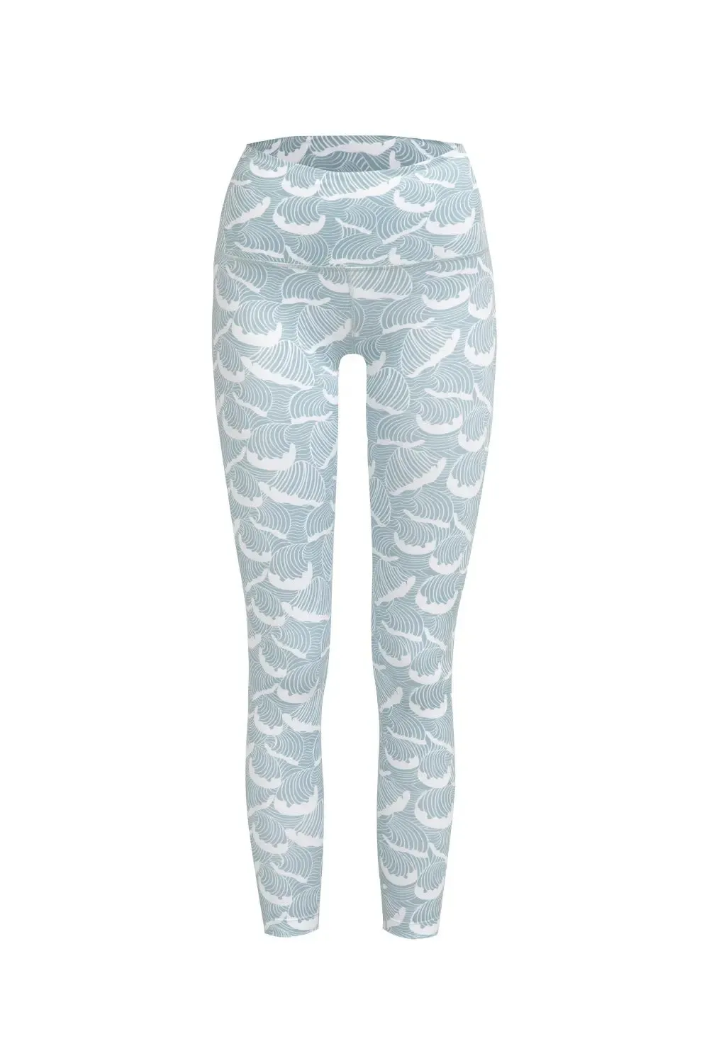 Surf & Yoga Leggings mit Ocean Waves Print