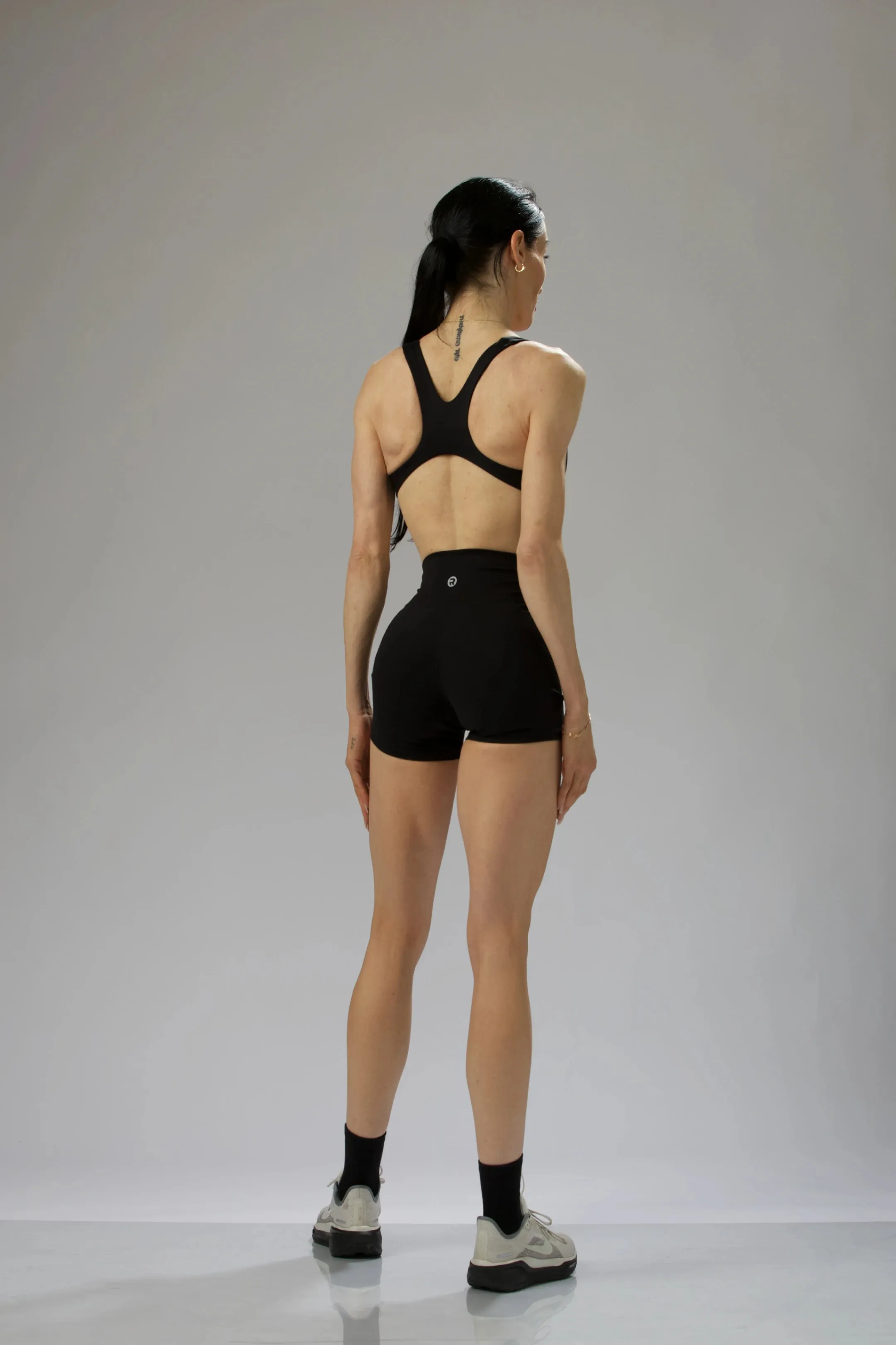 Swoop Neck Racerback Sports Bra