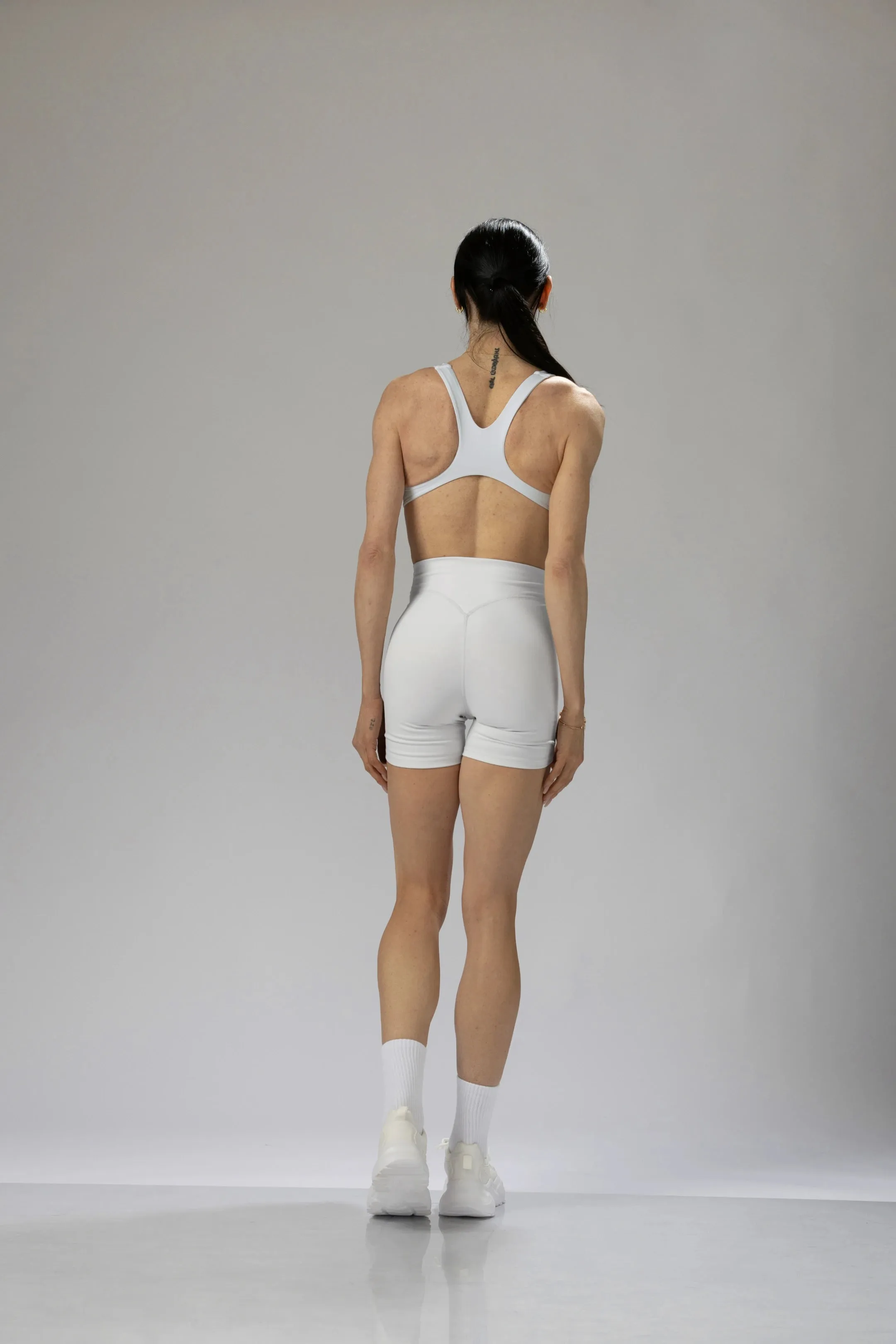 Swoop Neck Racerback Sports Bra