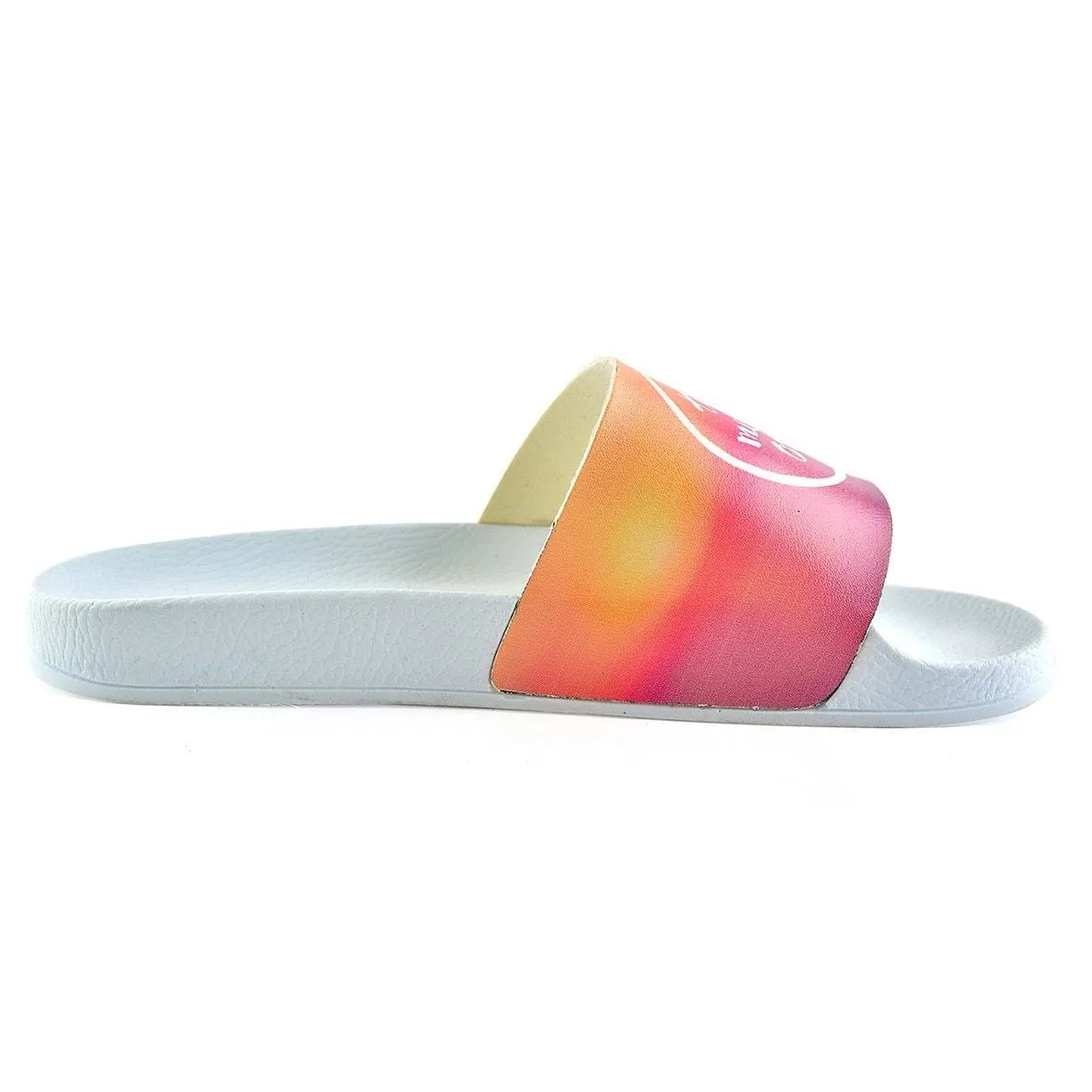 Take me to the Ocean Written and Colored Watercolor Patterned Sandal - CAP114