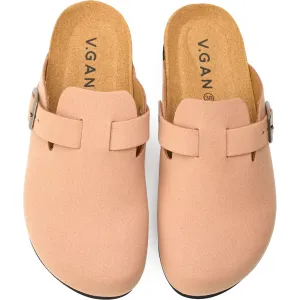 Taro Comfort Women's Vegan Footbed Slippers | Light Beige