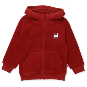 Teddy Zip Up - Rusty Red