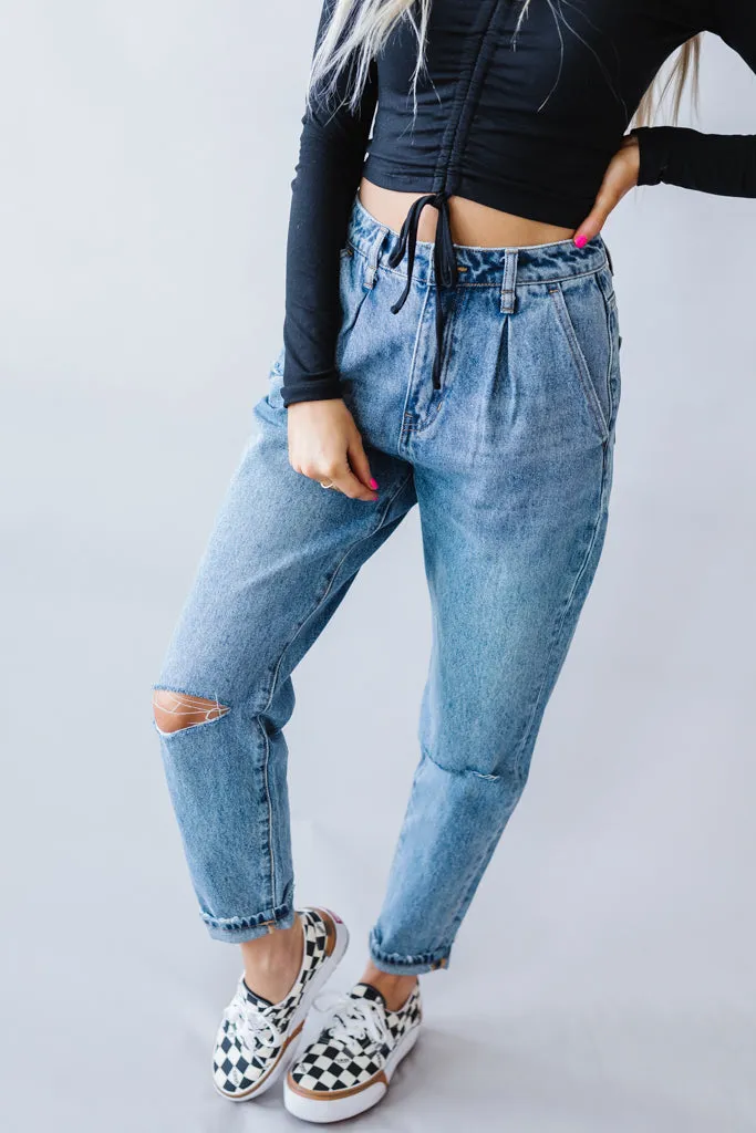 Tess High Rise Slouchy Jean