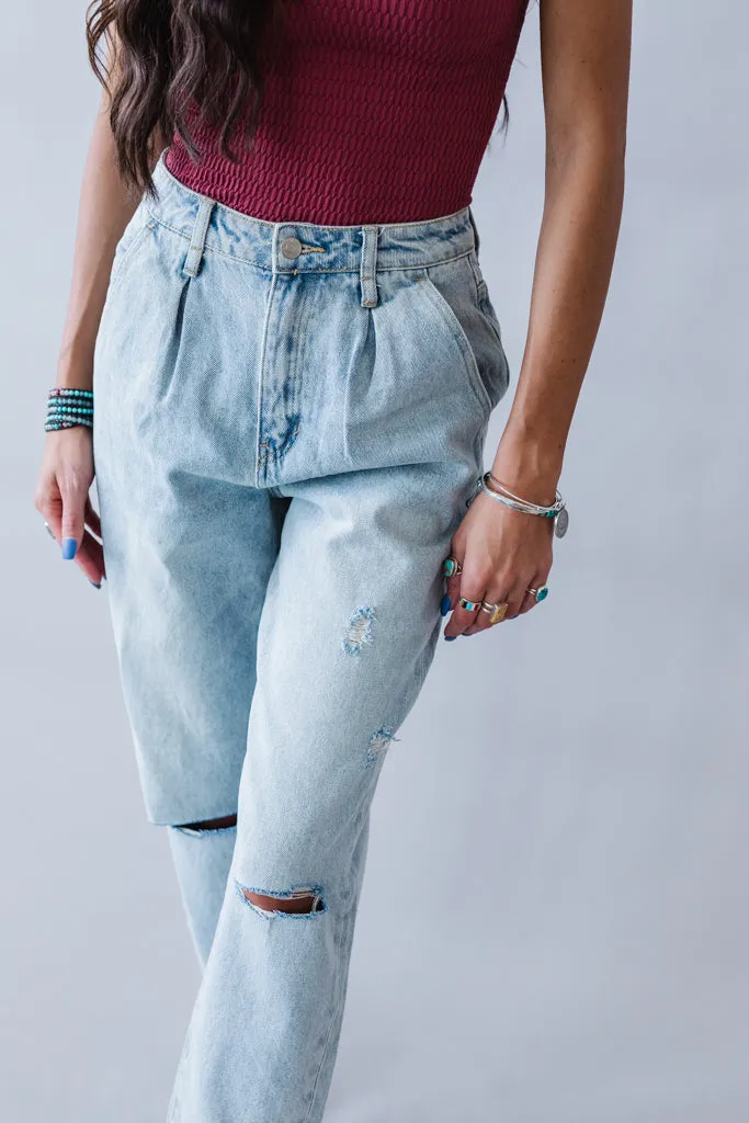 Tess High Rise Slouchy Jean