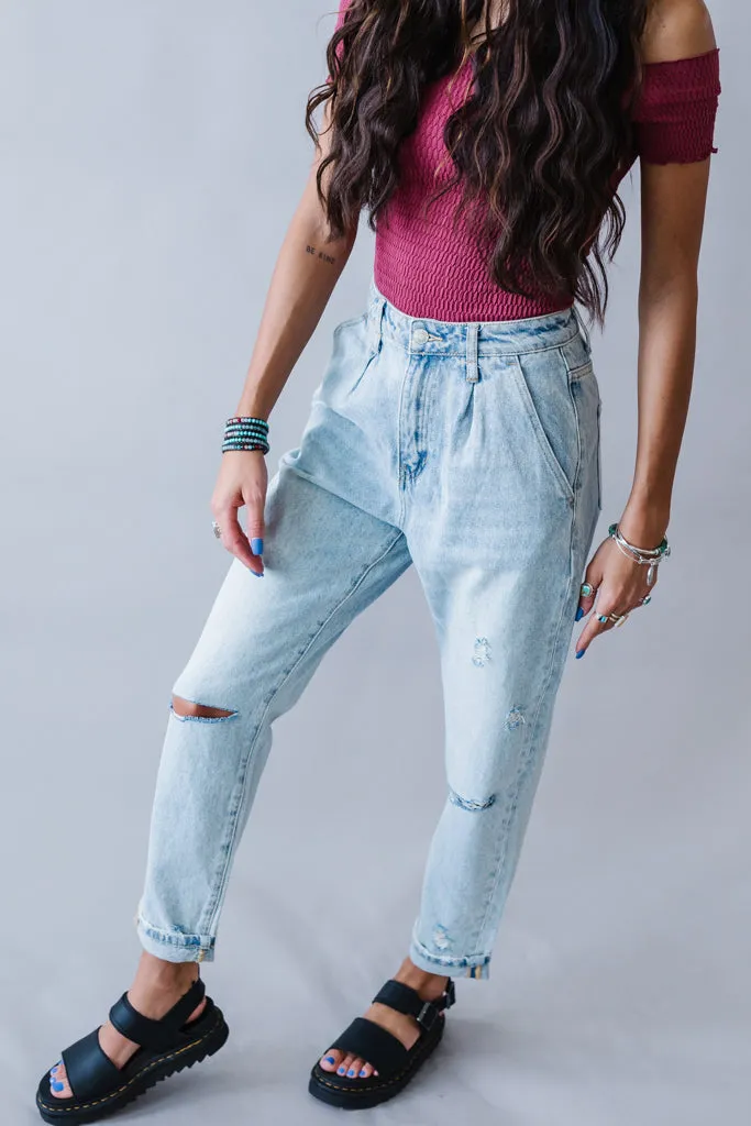 Tess High Rise Slouchy Jean