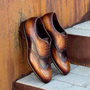 The Artisan Full Brogue Patina Custom Shoe