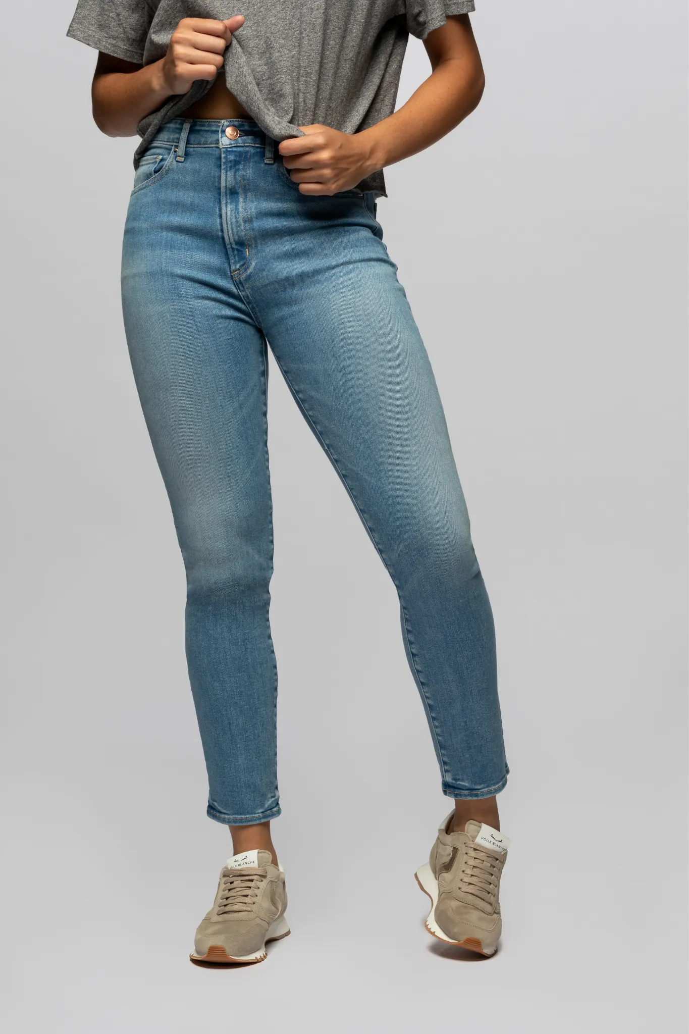 The Athletic Skinny - Sunwashed Indigo