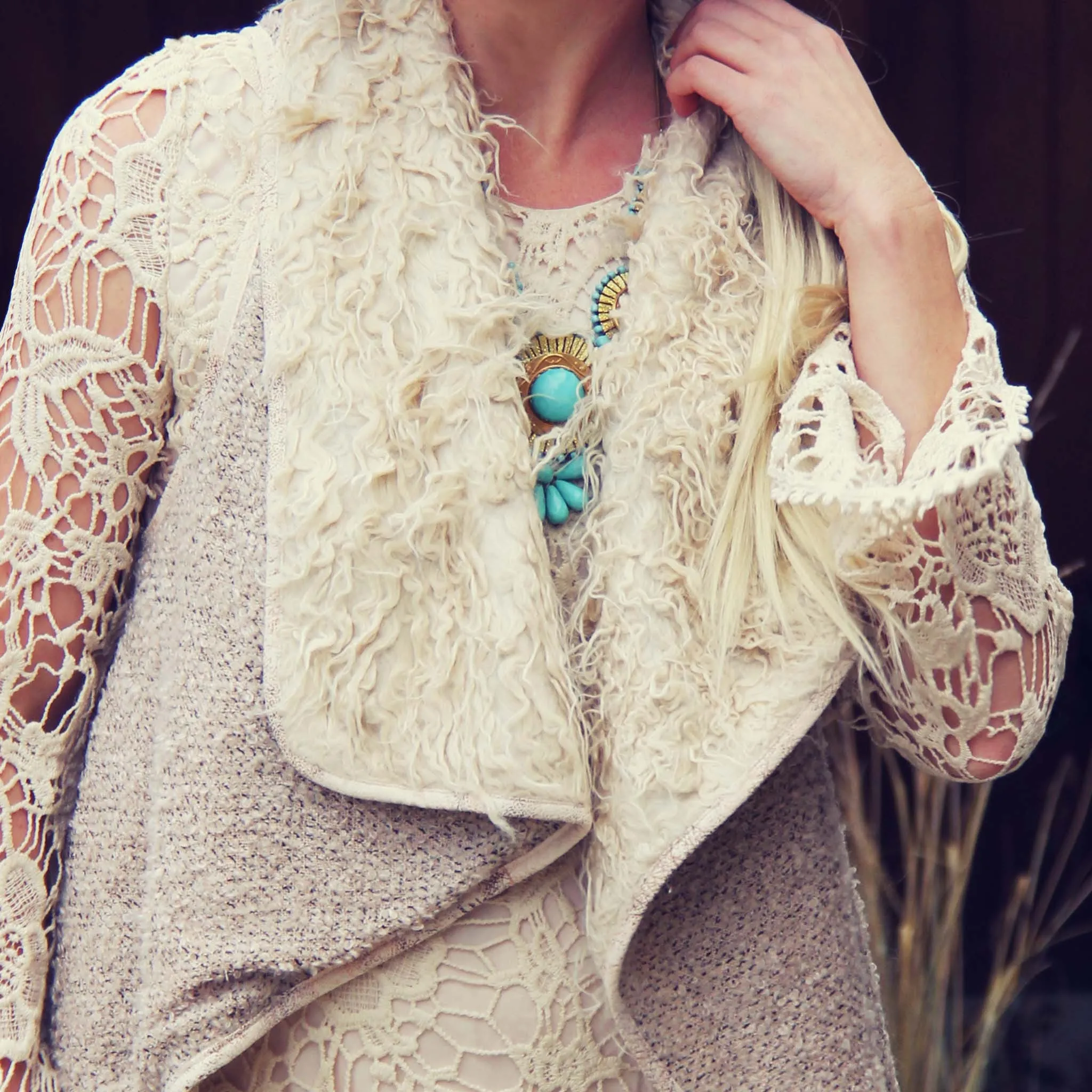 The Highland Faux Fur Vest