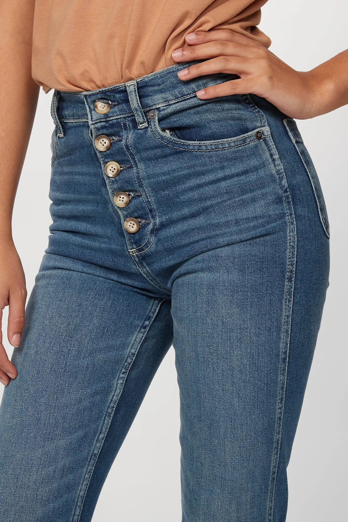 THE RICKY HIGH-RISE FLARED JEANS