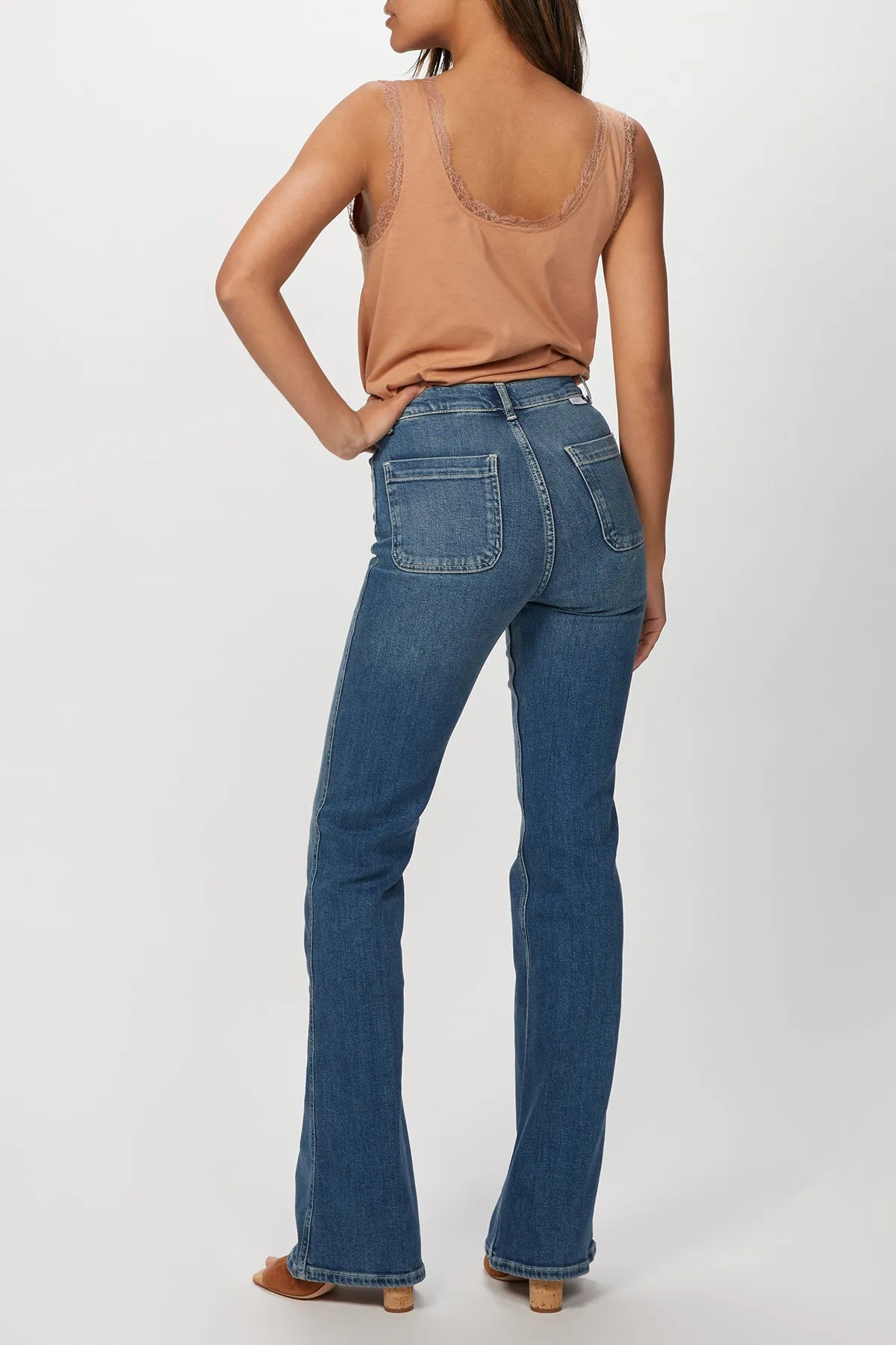 THE RICKY HIGH-RISE FLARED JEANS