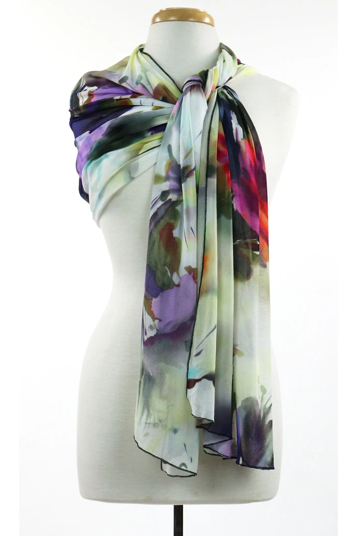 TIFFANY Sheer Long and Wide Shawl