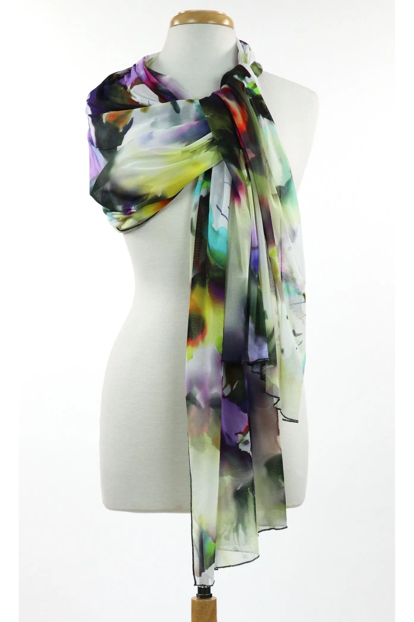 TIFFANY Sheer Long and Wide Shawl