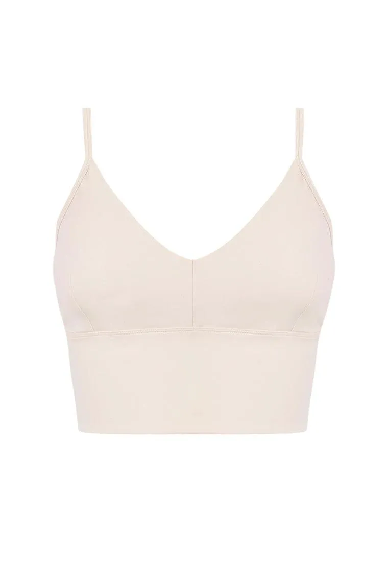 Top deportivo sujeción media Furina - Cream