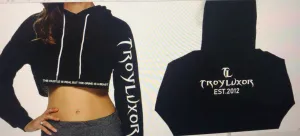 Troy Luxor Women's Classic Crop Top Hoodies