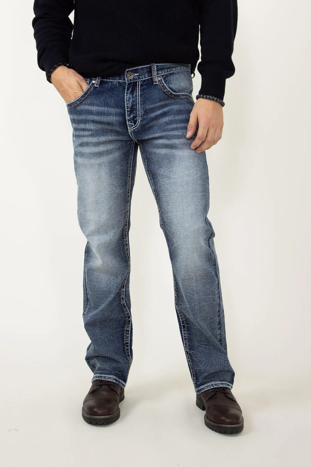 True Luck Camillo Bootcut Jeans for Men | TL22031608