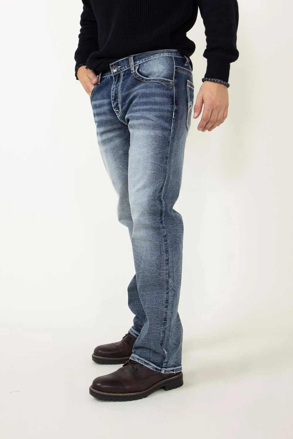 True Luck Camillo Bootcut Jeans for Men | TL22031608