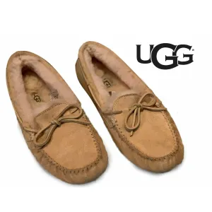 UGG Australia DAKOTA Chestnut SHEEPSKIN MOCCASIN 5612 Women's Shoes Size 9
