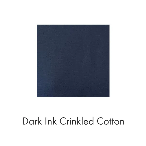 Underpinning in Rosewood Crinkled Cotton
