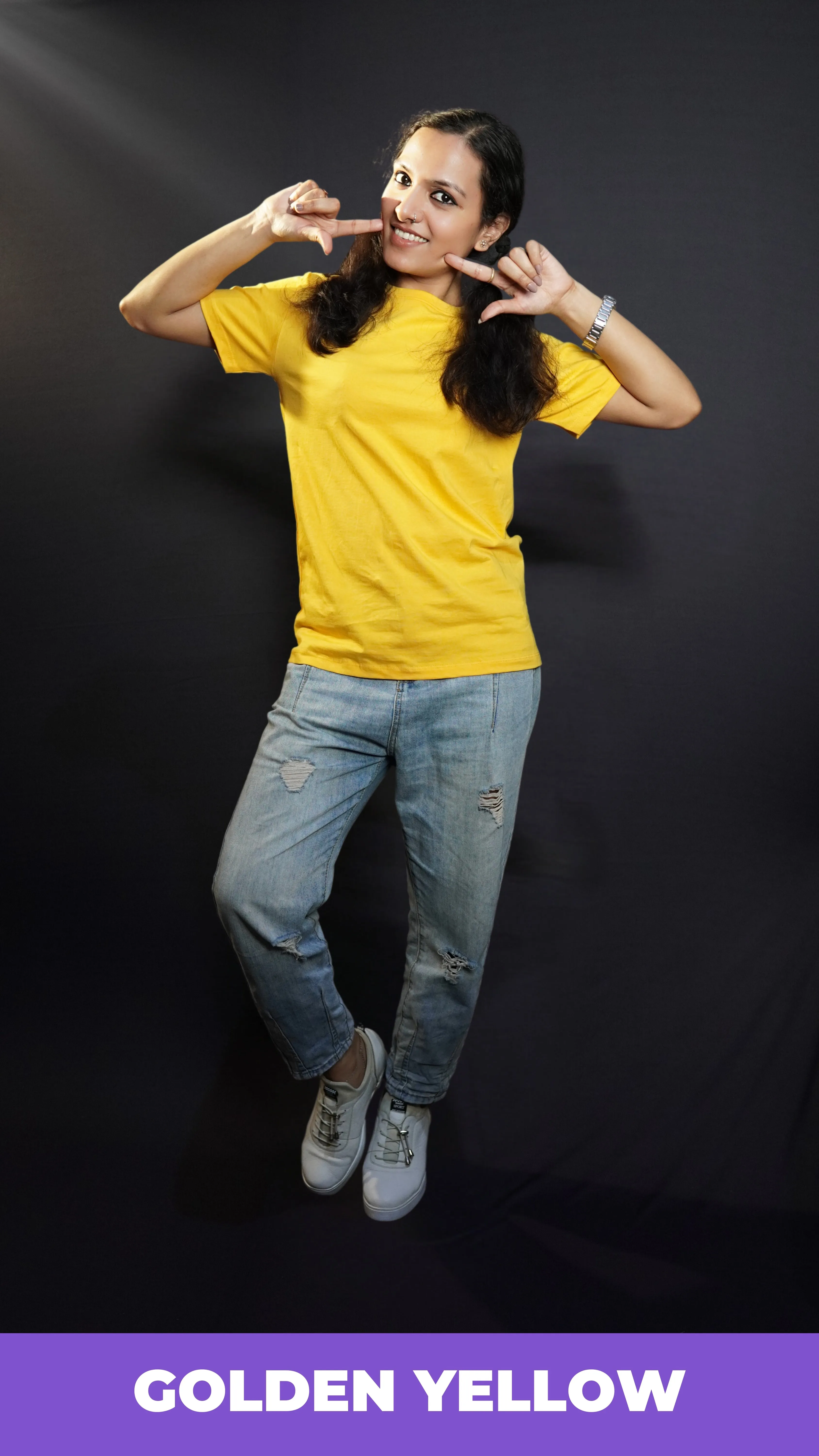 Unisex Golden Yellow T shirt