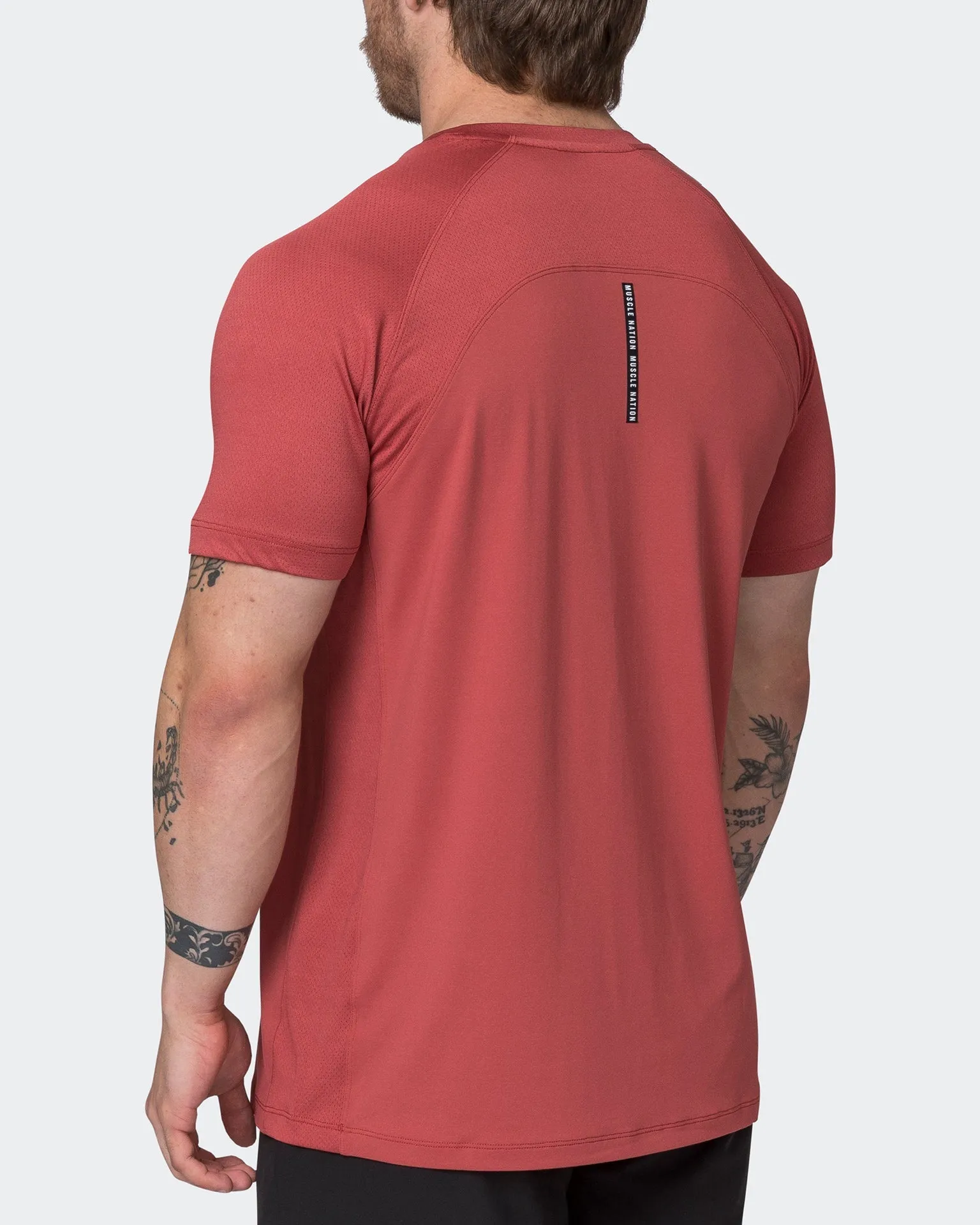 Ventilation Tee - Dusty Red