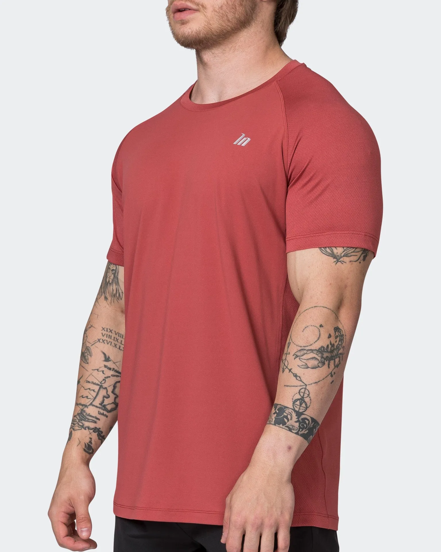 Ventilation Tee - Dusty Red
