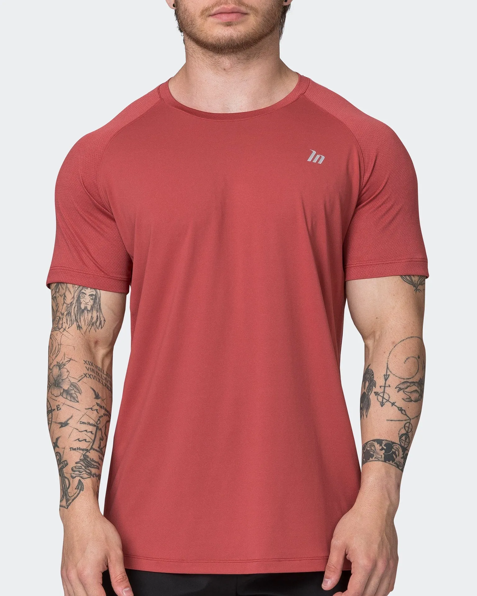 Ventilation Tee - Dusty Red