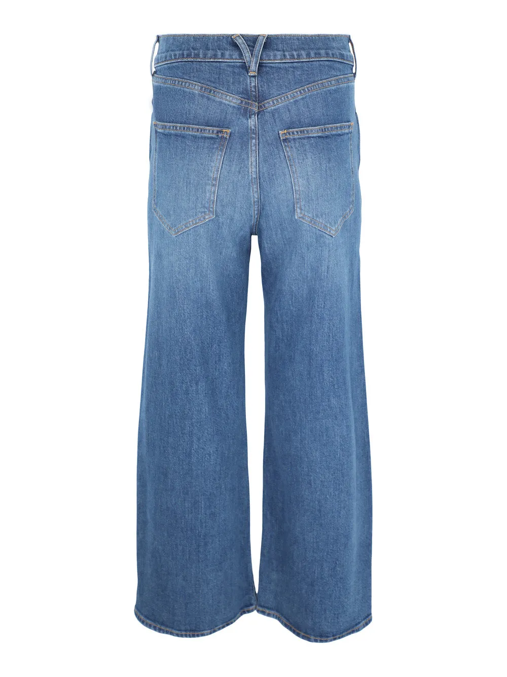 Veronica Beard Taylor Cropped High Rise Wide in Serendipity