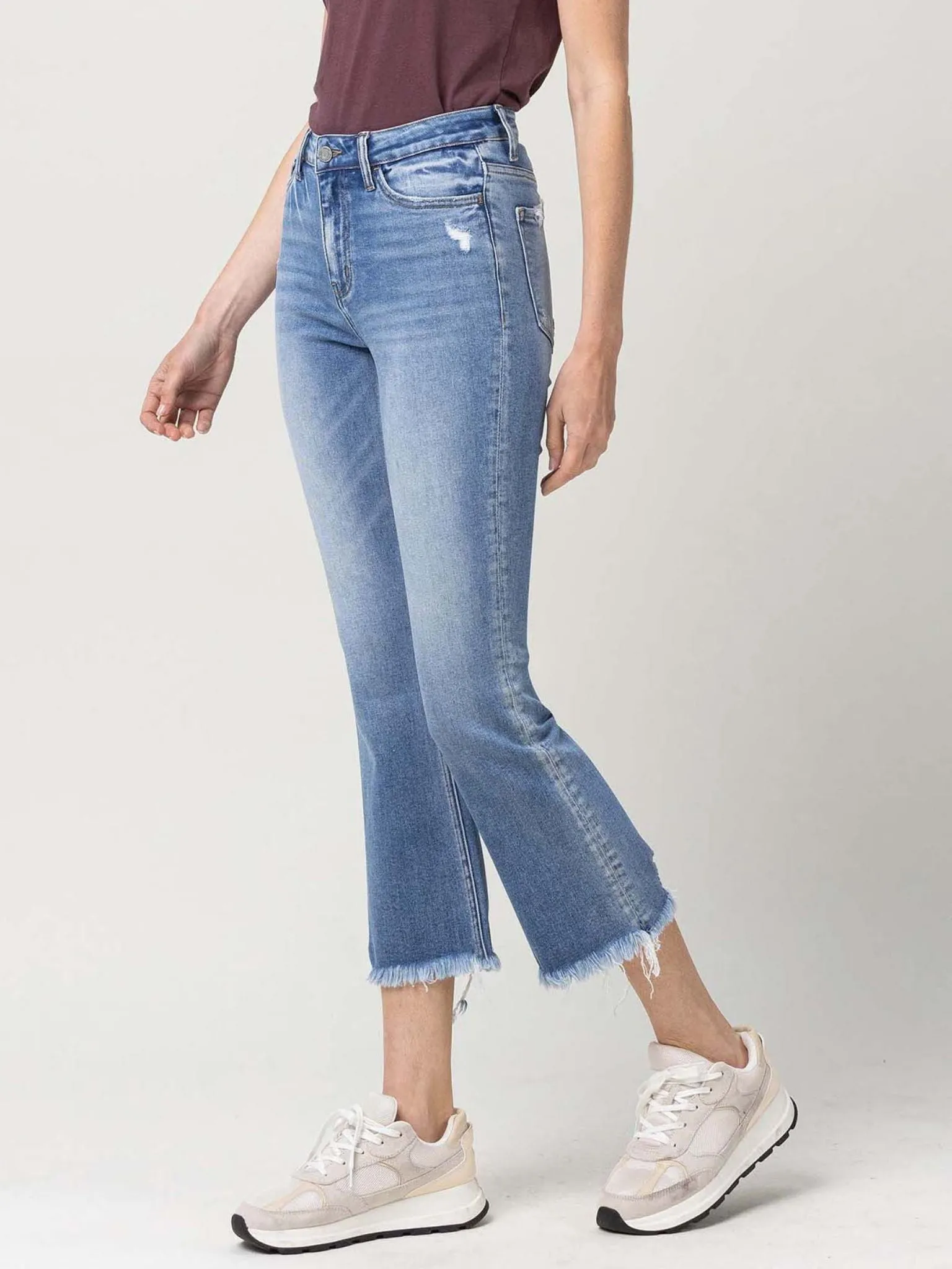 VERVET Amber High Rise Kick Flare