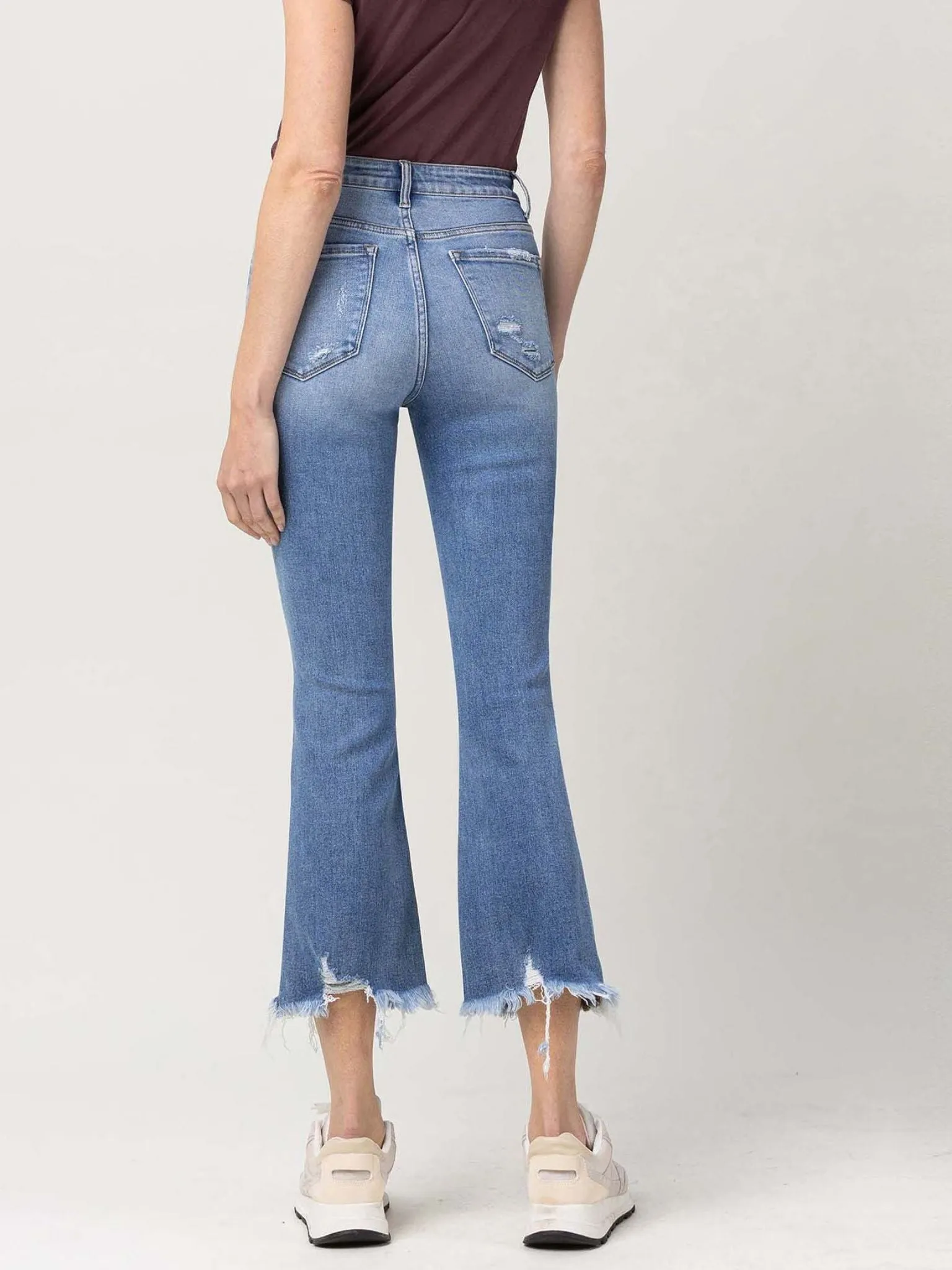 VERVET Amber High Rise Kick Flare