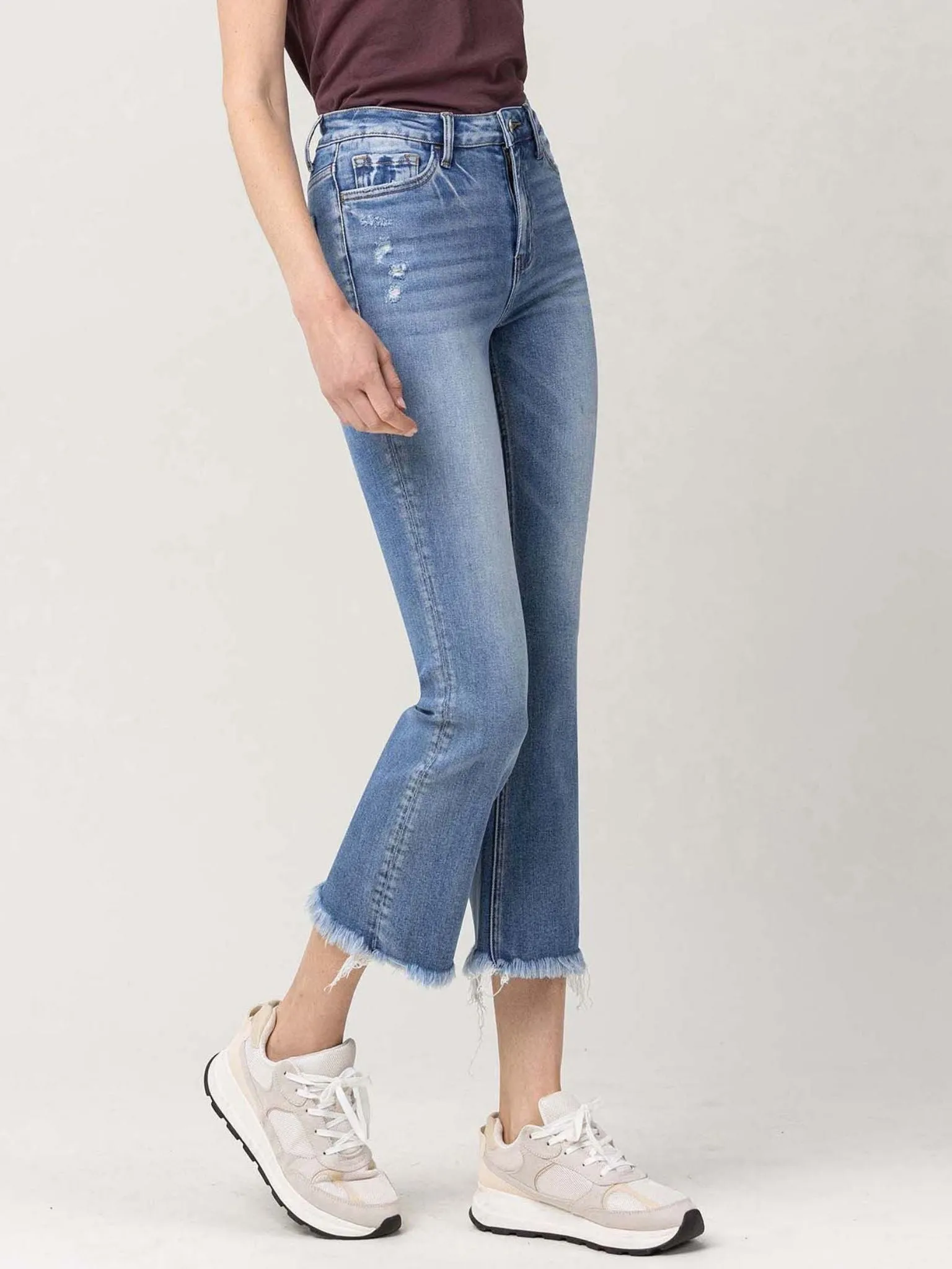 VERVET Amber High Rise Kick Flare