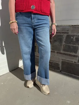 Vervet Denim: High Rise Cuffed Jean