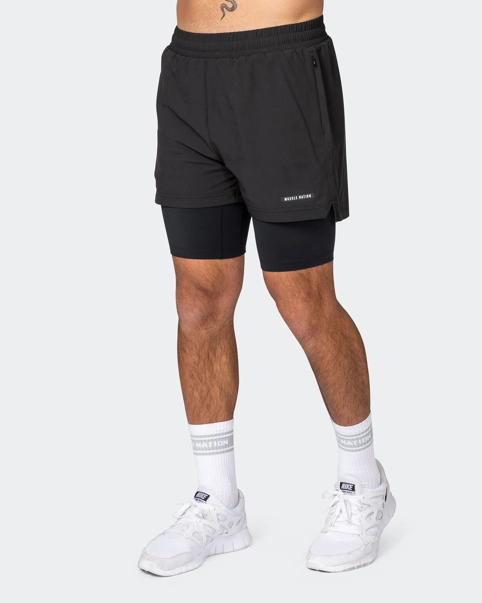 Vigour Training 3" Shorts - Black