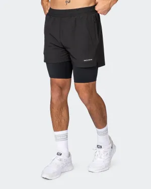 Vigour Training 3" Shorts - Black